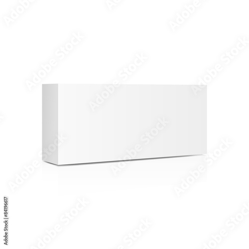 Vector packaging on white background