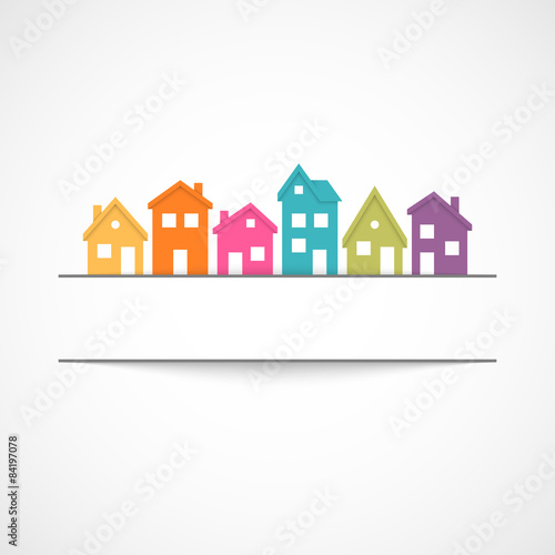 Suburban homes icon