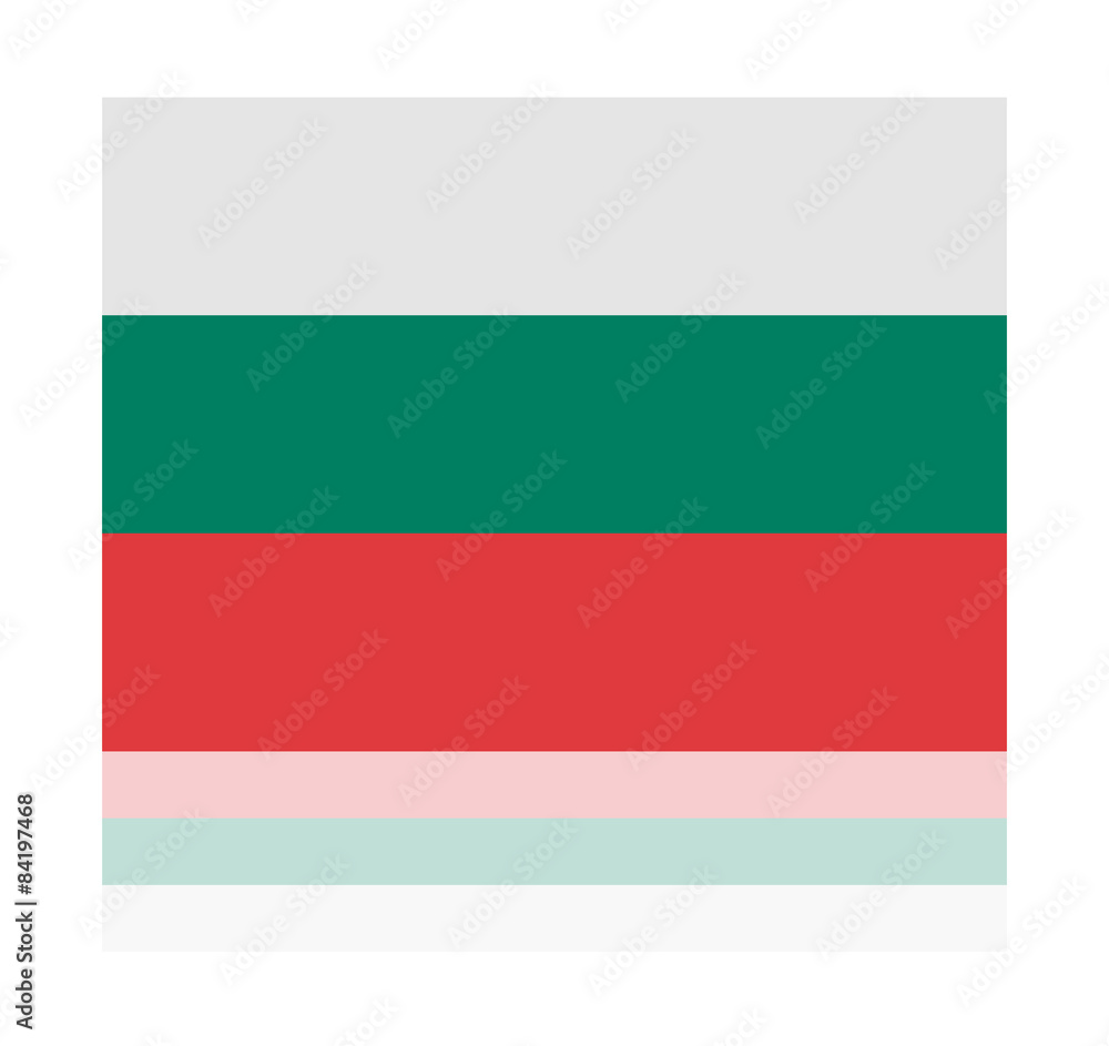 reflection flag bulgaria reflection flag bulgaria