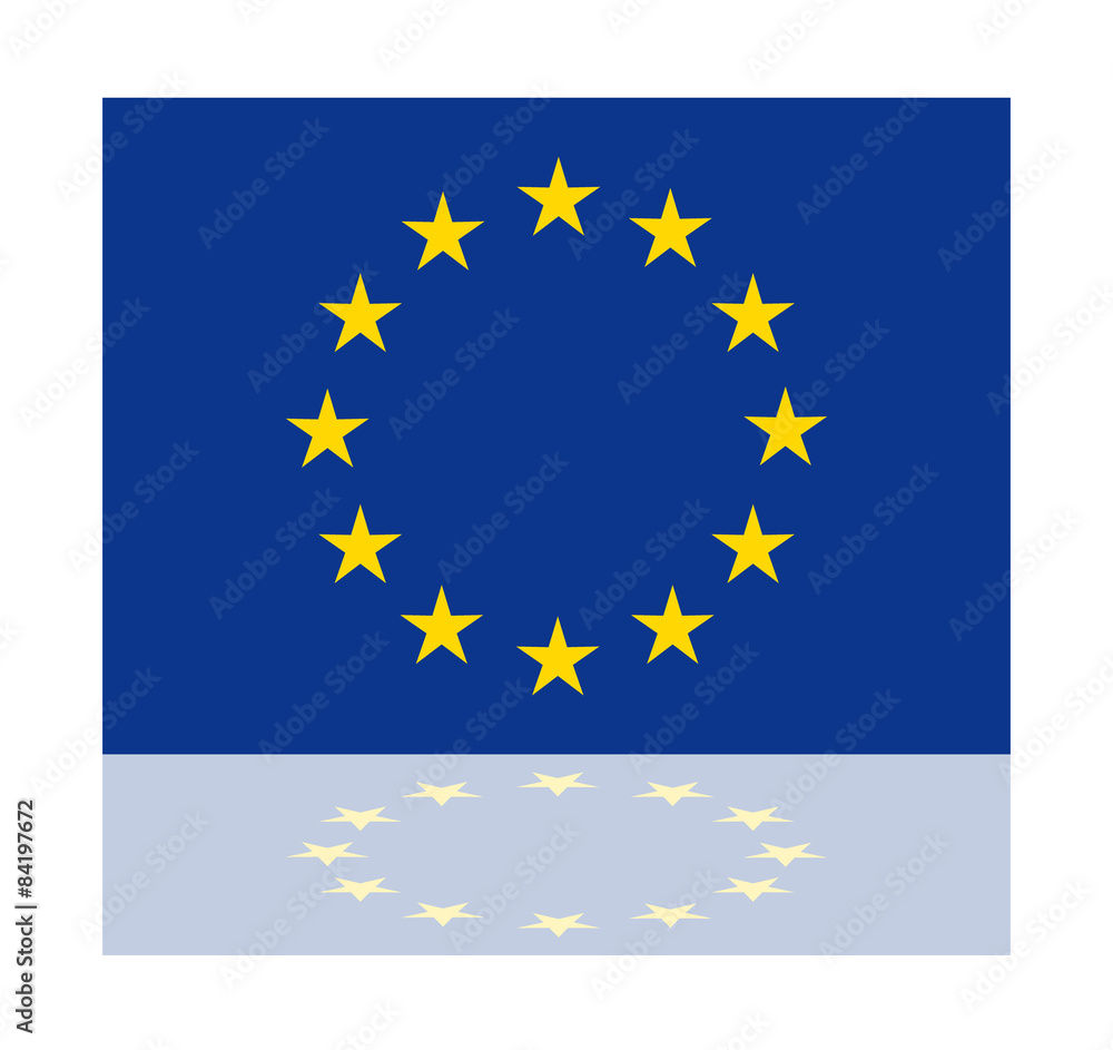 reflection flag european union