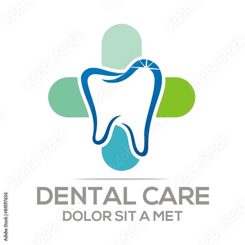 Logo Dental Care Tooth Protection Oral