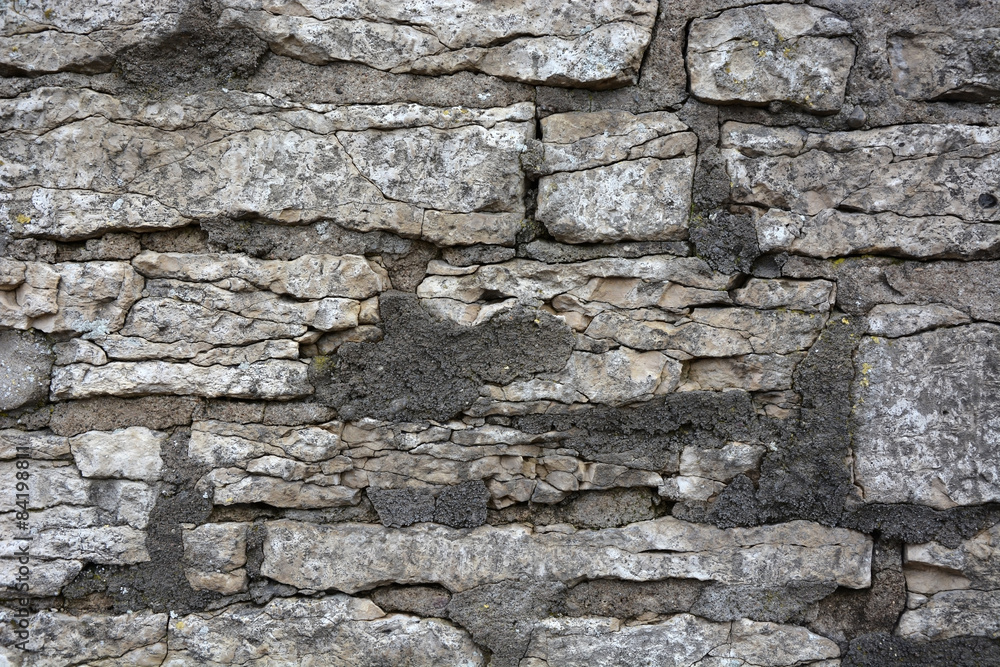 Old brick wall. Picture can be used as a background