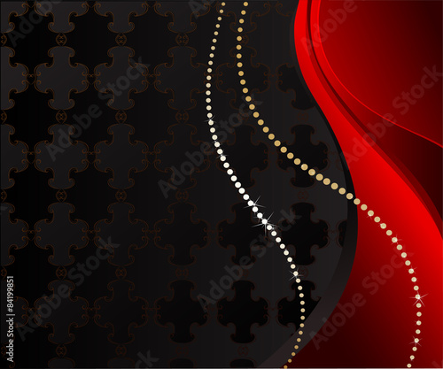 black jewelry background