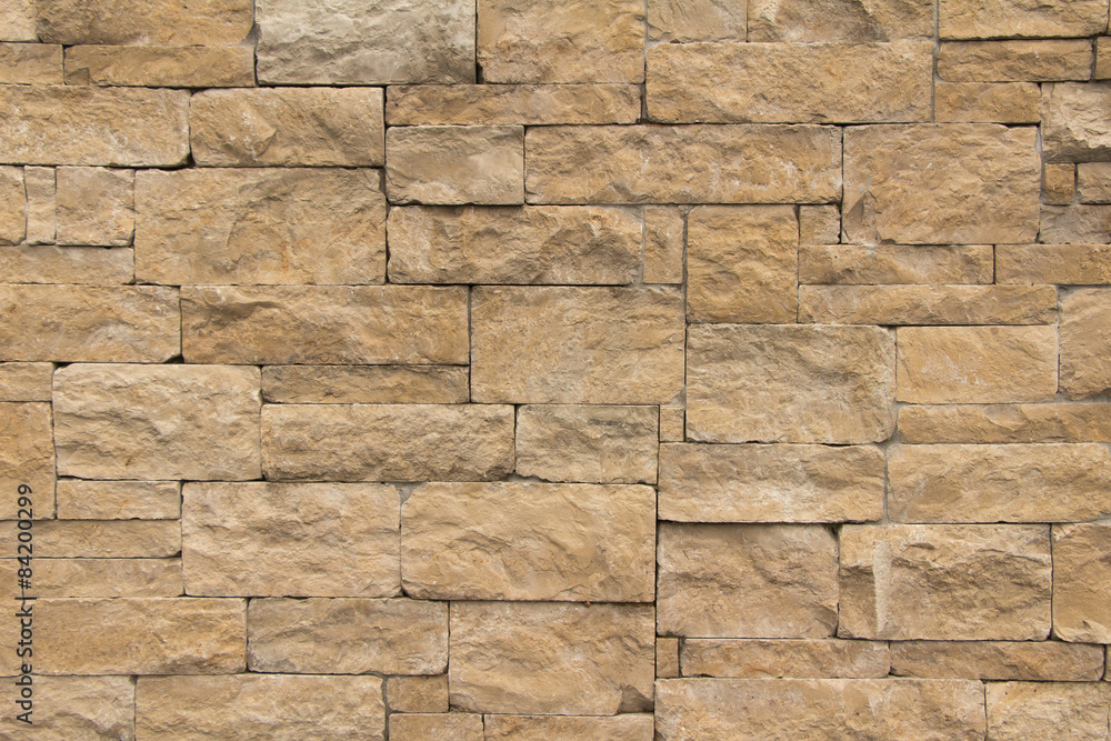Obraz premium Hintergrundgrafik Steinmauer, warm