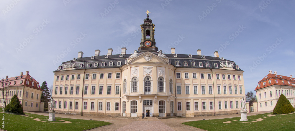 Jagdschloss Hubertusburg in Wermsdorf, Panorama