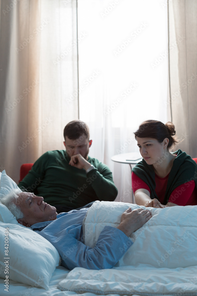 Watching ill dad Watching ill dad