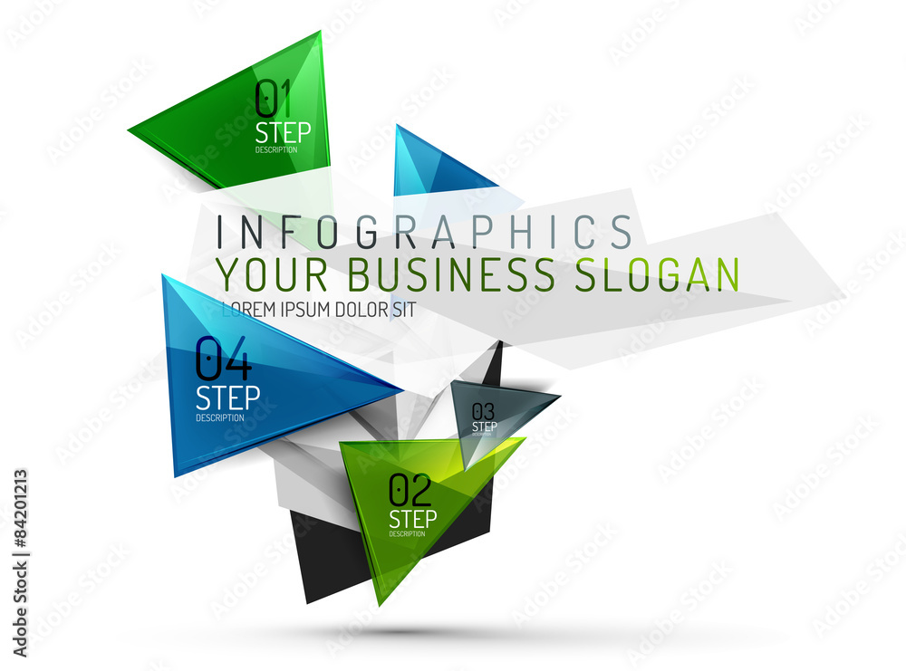 Vector fresh business abstract infographic Vector fresh business abstract infographic