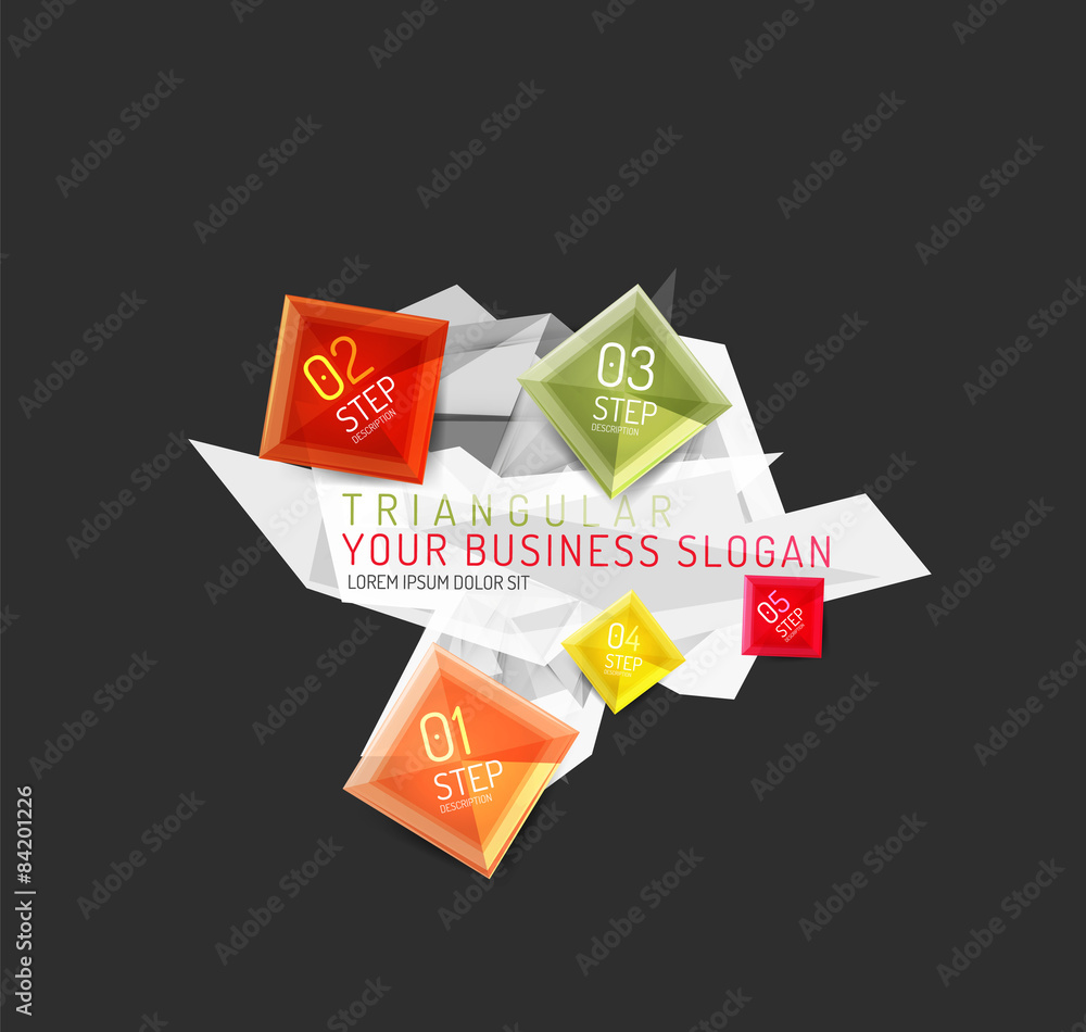 Vector fresh business abstract infographic Vector fresh business abstract infographic