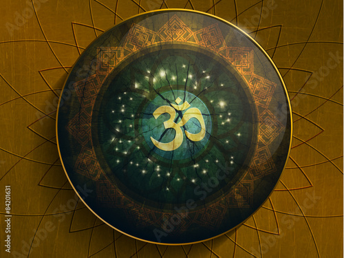  OM symbol,amulet from Nepal
