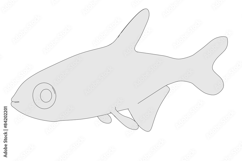 2d cartoon image of paracheirodon innesi 2d cartoon image of paracheirodon innesi