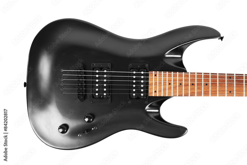 Fototapeta premium Electric guitar isolated on white