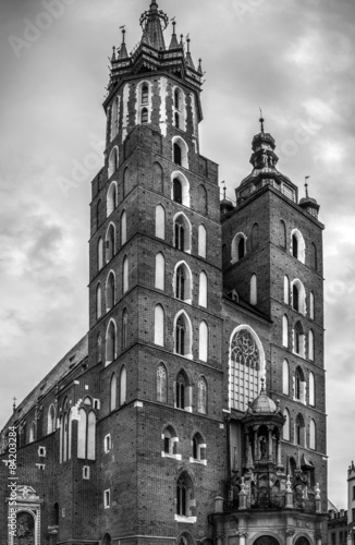 Mariacki church in Cracow, Poland #84203284