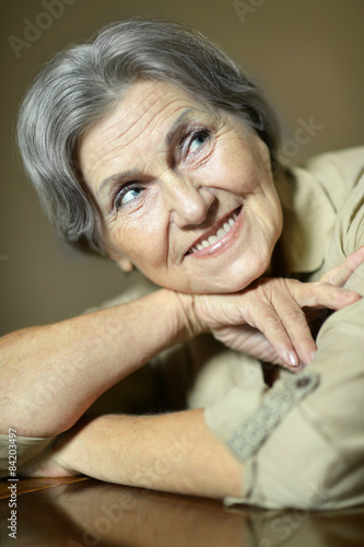 Portrait of senior woman