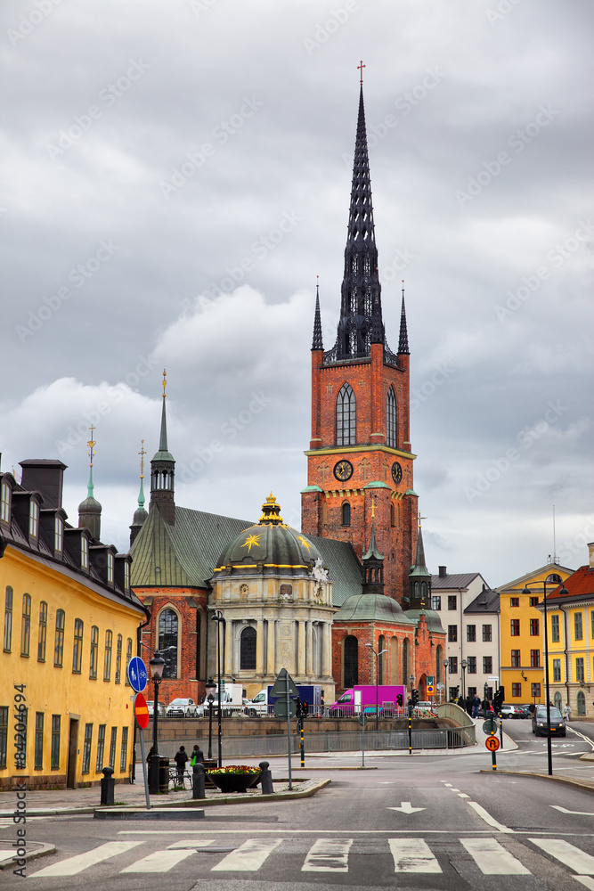 Fototapeta premium Riddarholm Church in Stockholm