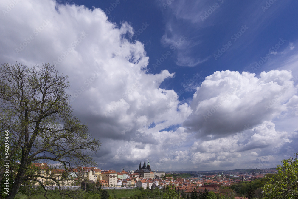 Panorama of Prague from Prague Hill