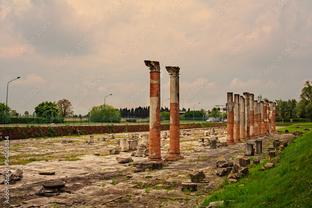 Roman ruins, Aquileia