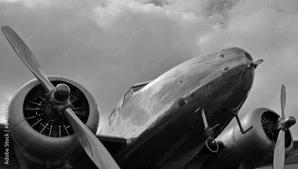 Fototapeta premium samolot śmigłowy