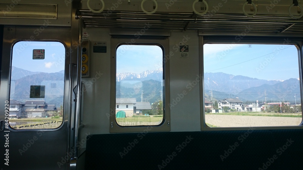 ローカル線の車窓