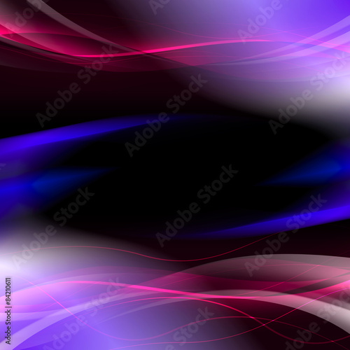 elegant background with red and pink waves