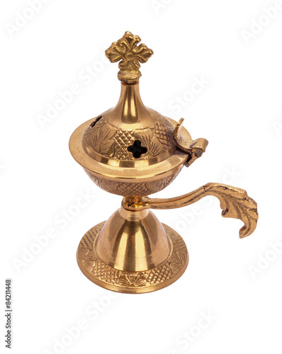 Incense burner with a cross