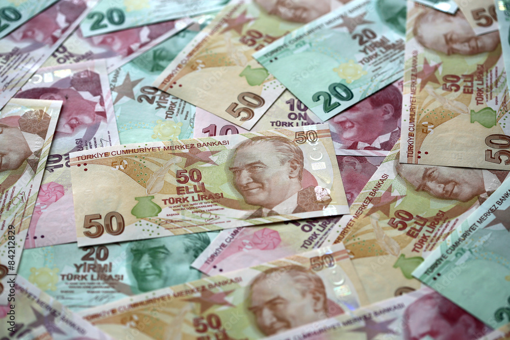 Obraz premium Türkische Lira