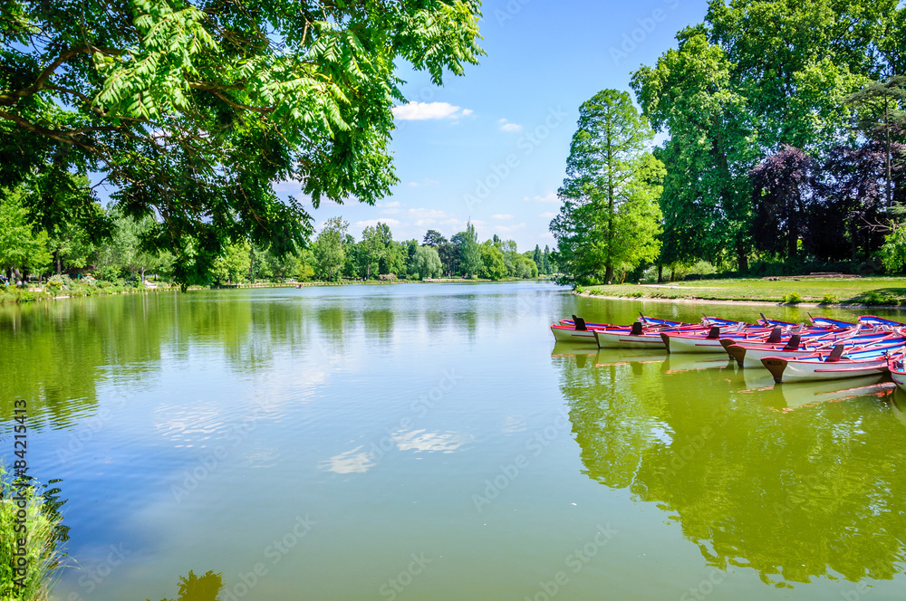 Naklejka premium Lac Daumesnil du Bois de Vincennes