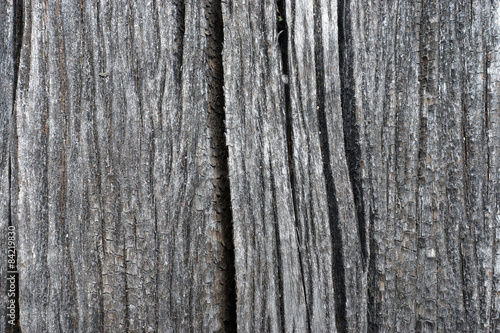 Old wooden surface in the garden.