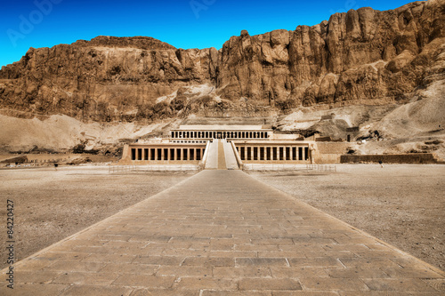 The temple of Hatshepsut near Luxor in Egypt