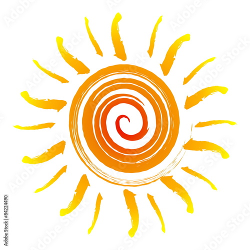 Abstract sun