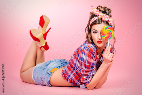 Fotografie sweet pin-up