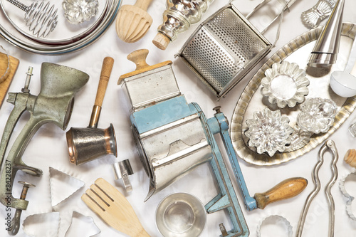 Konstfotografi Vintage kitchen utensils