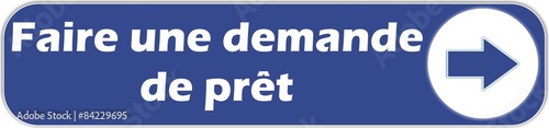 bouton faire une demande de prêt