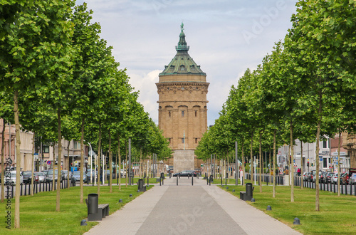 Obraz na płótnie Mannheimer Wasserturm