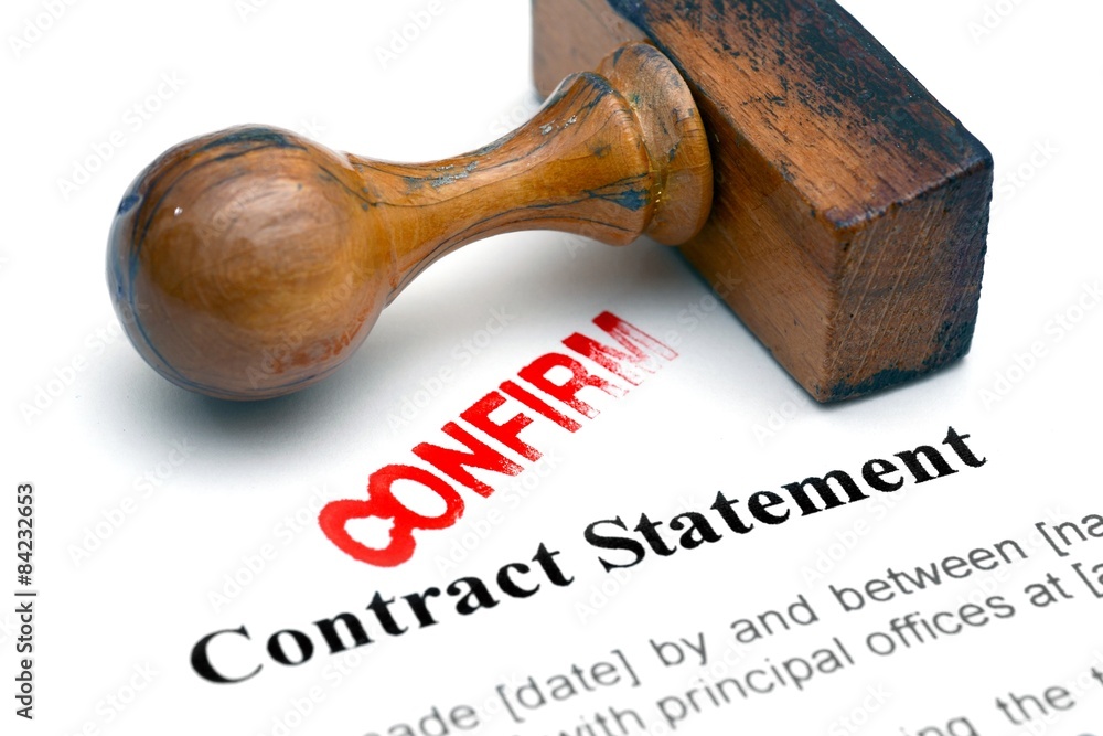 Contract statement Contract statement