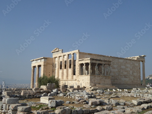 Erecteion el la Acropolis, Athens Greece photo