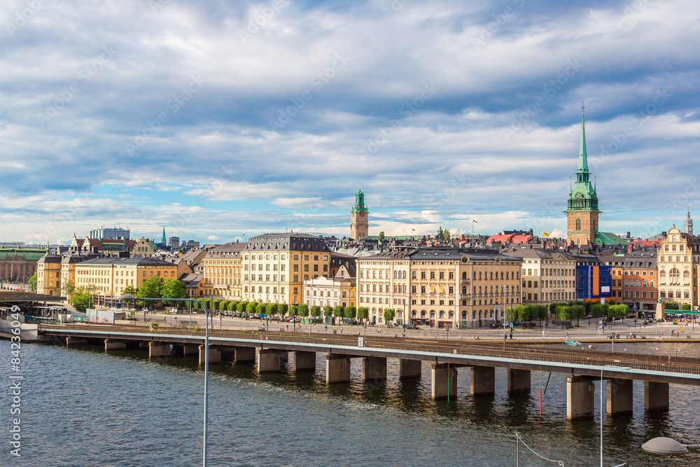 Fototapeta premium Gamla Stan, the old part of Stockholm, Sweden