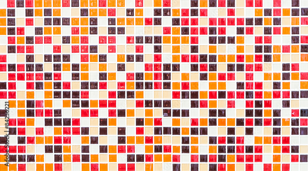 Fototapeta premium Colorful mosaic tiles