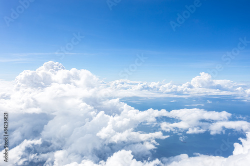 Fototapeta Naklejka Na Ścianę i Meble -  Blue sky and Clouds background