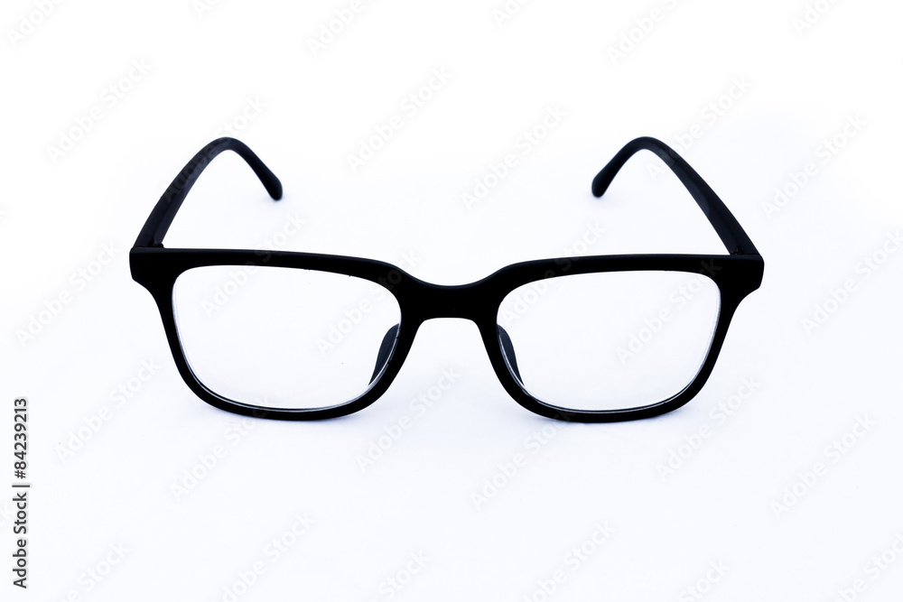 Object eyeglasses isolated on the white Object eyeglasses isolated on the white
