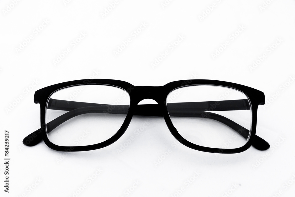 Object eyeglasses isolated on the white Object eyeglasses isolated on the white