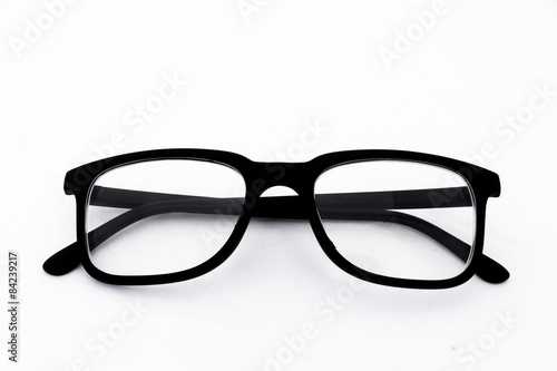 Object eyeglasses isolated on the white