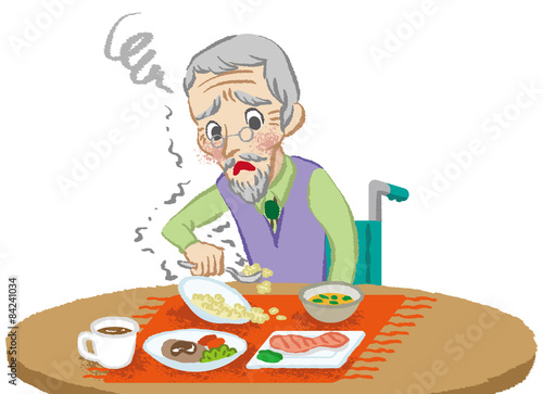 Senior men meals trouble
