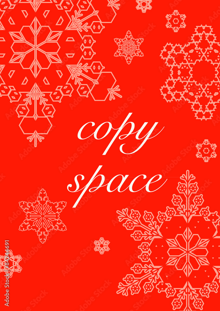 vector illustration christmas card with snowflakes design vector illustration christmas card with snowflakes design