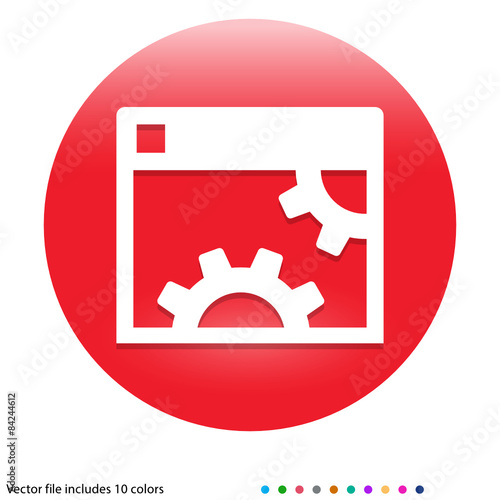 Multicolored App Button