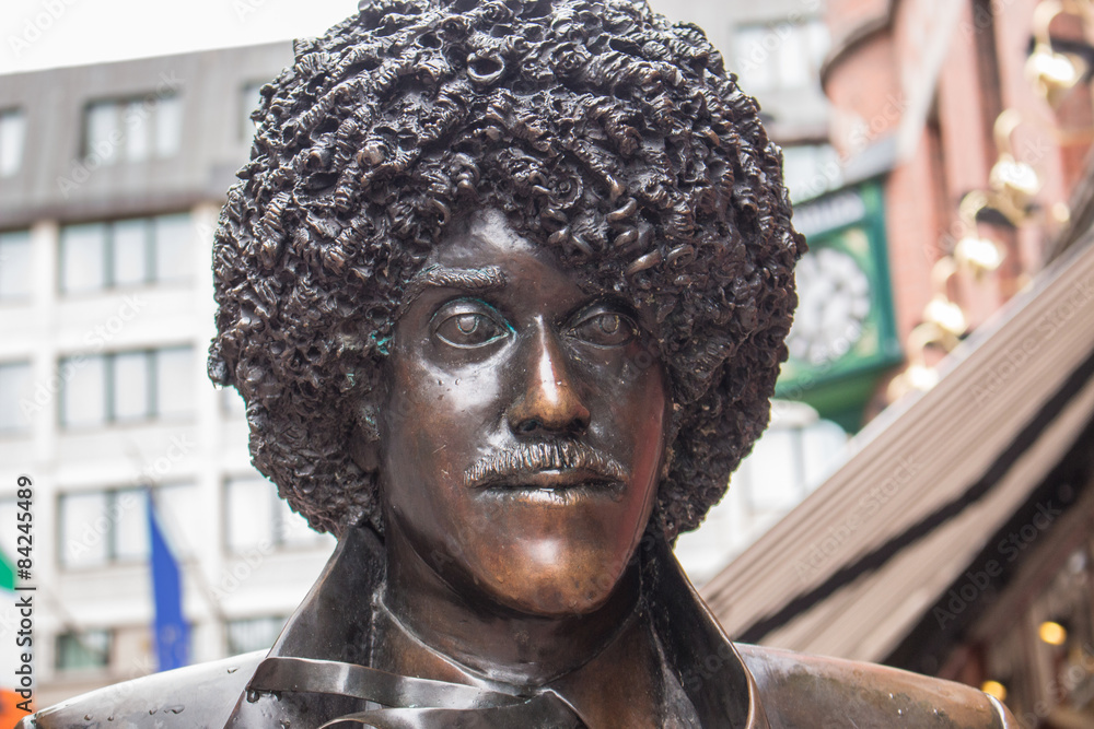 Fototapeta premium Phil Lynott Statue Dublin Ireland