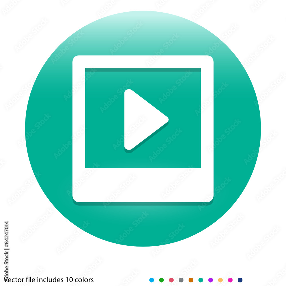 Multicolored App Button Multicolored App Button