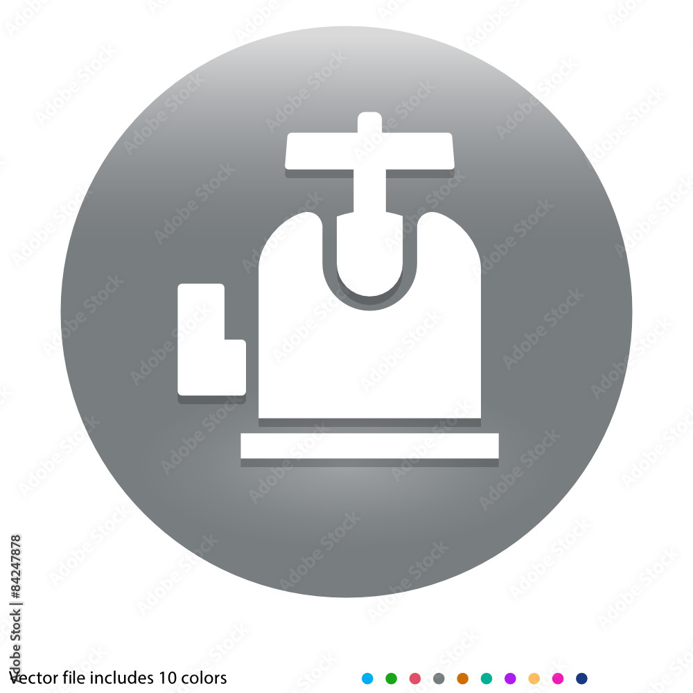 Obraz premium Multicolored App Button