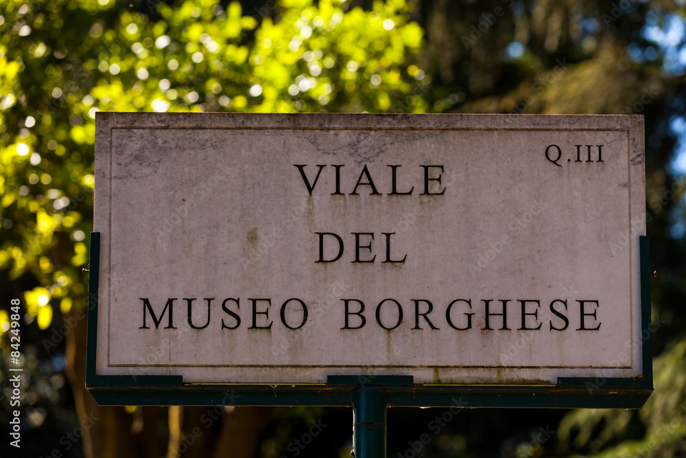 Fototapeta premium Villa Borghese - Park