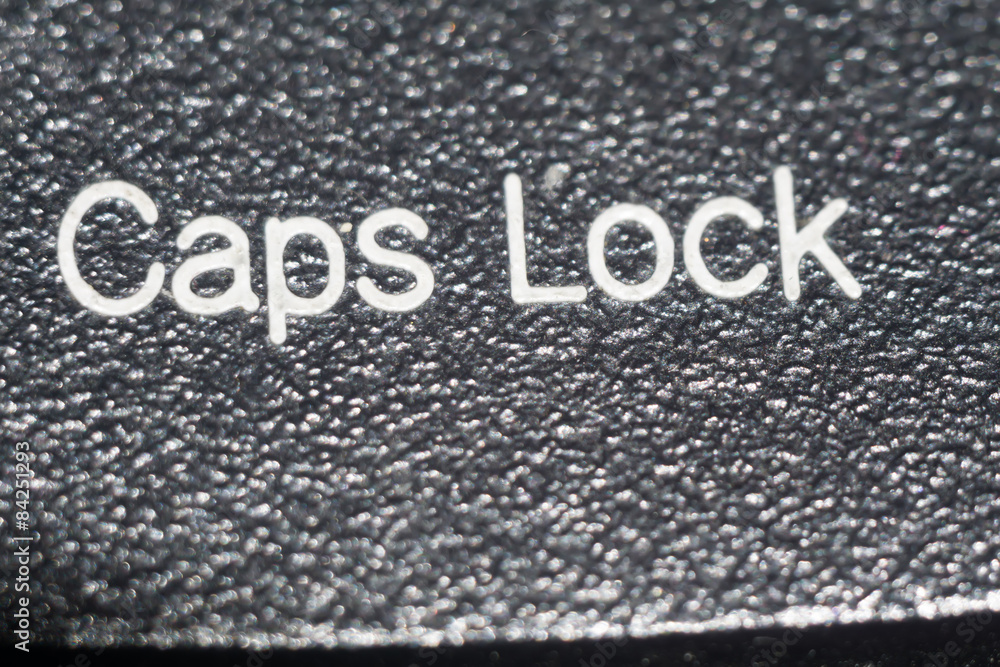 Fototapeta premium Macro of Black Keyboard