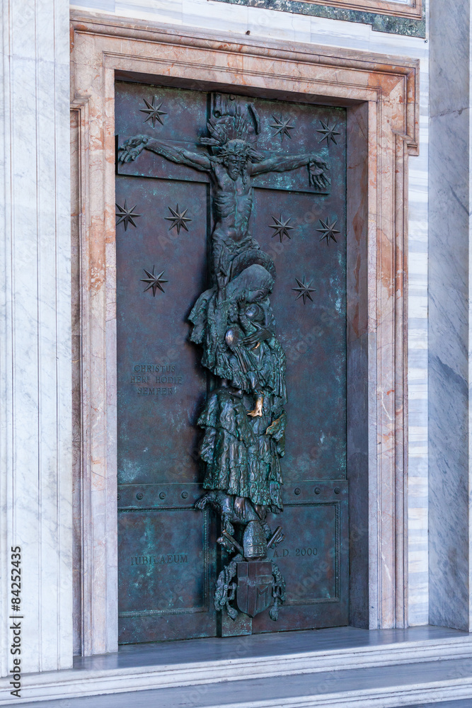 Heilige Pforte in Basilika St. Johann im Lateran in Rom StockFoto